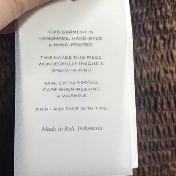 Faithful the Brand NEW NWT Deva Midi Dress in Plain Dark Chocolate size XS - Picture 8 of 11